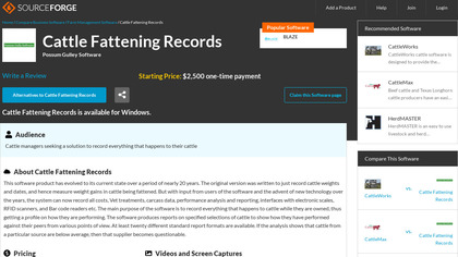 Cattle Fattening Records image