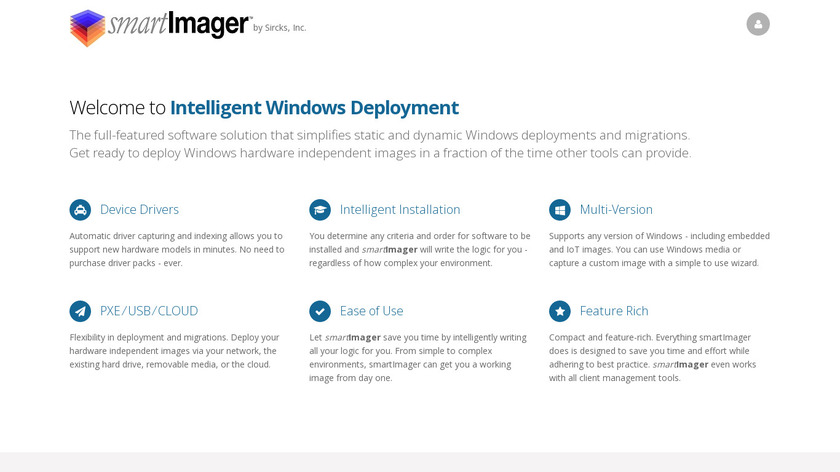 smartImager Landing Page