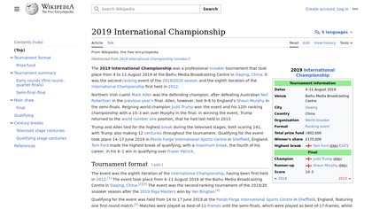 International Snooker image