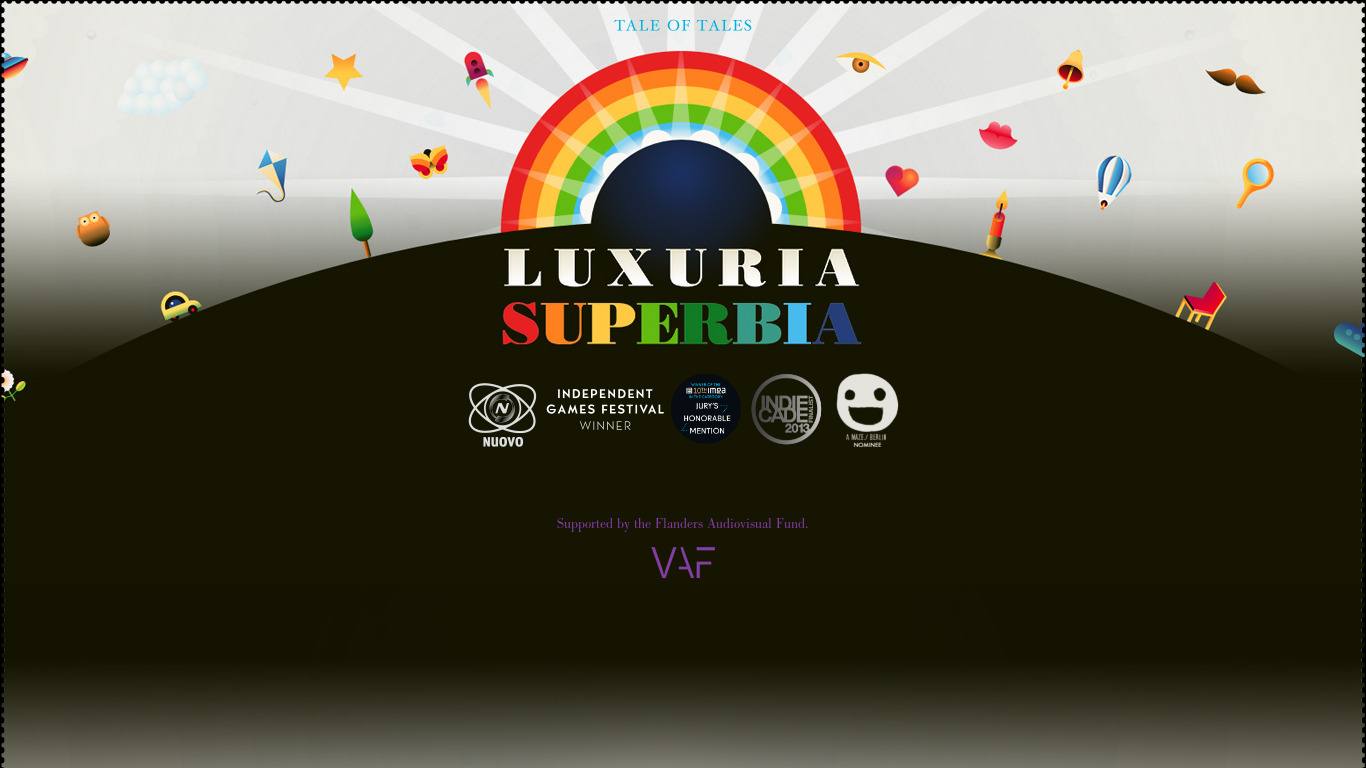Luxuria Superbia Landing page