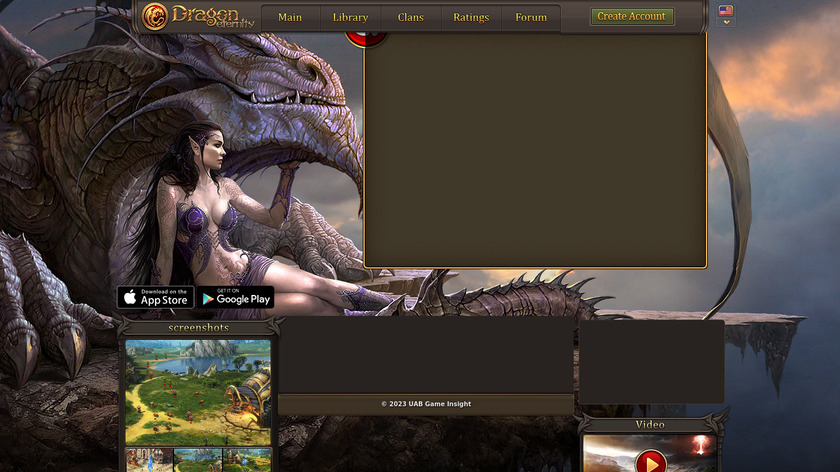 Dragon Eternity Landing Page