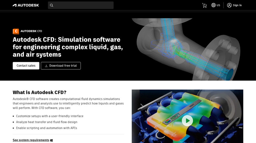 Autodesk CFD Landing Page