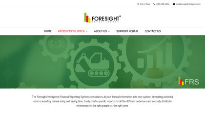 Foresight Intelligence Financial Reporting System image