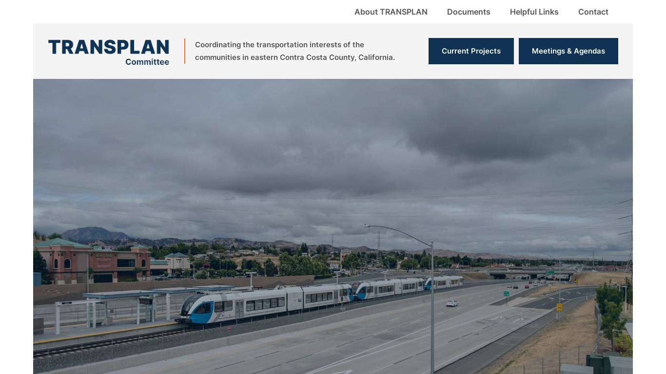 TransPlan Landing page