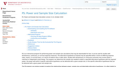 PS Power and Sample Size image