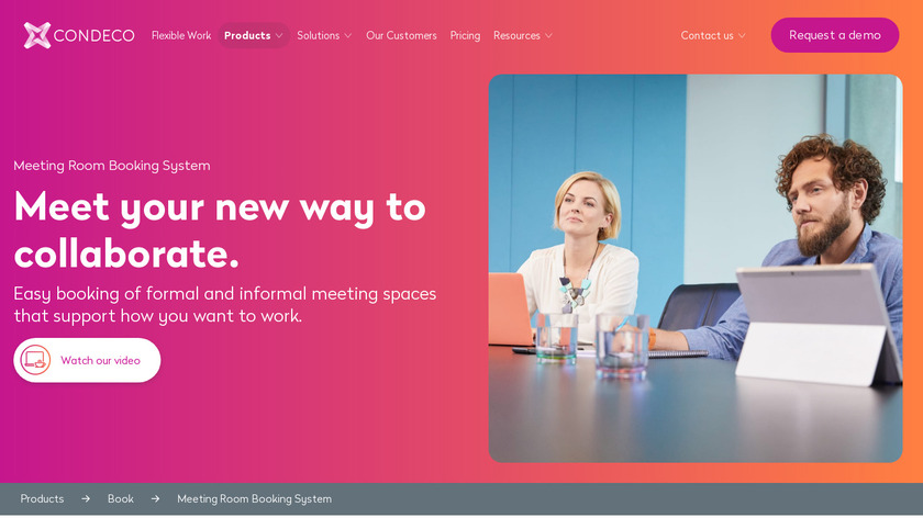 Condeco Visitor Management Landing Page