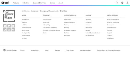 esri Emergency Management Operations image