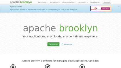 Apache Brooklyn screenshot