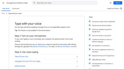 Google Voice Typing image
