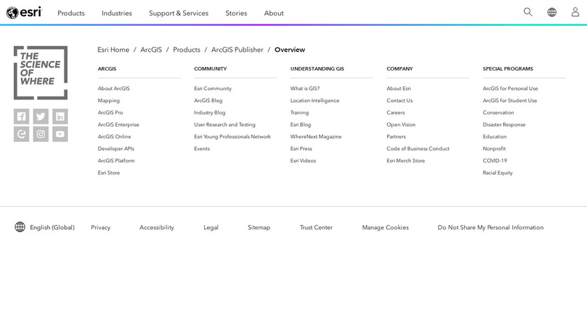 ArcReader Landing Page