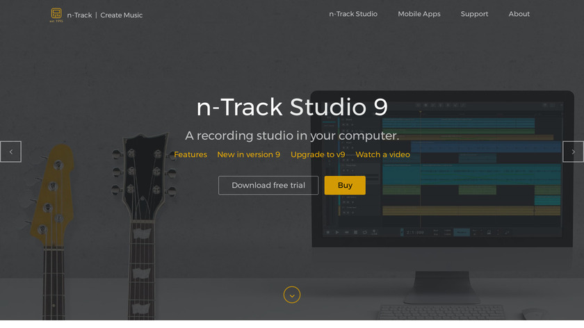 n-Track 8 Landing Page