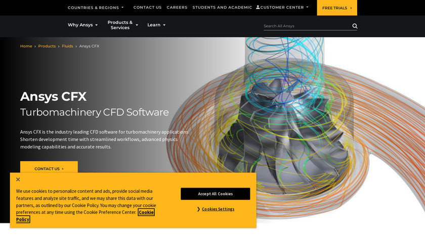 ANSYS CFX Landing Page