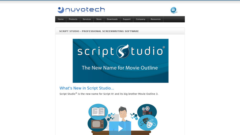 Script it! Landing Page