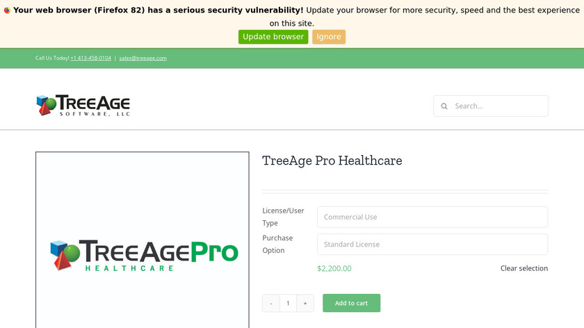 TreeAge Pro Healthcare Landing Page