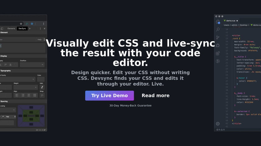 Devsync Landing Page