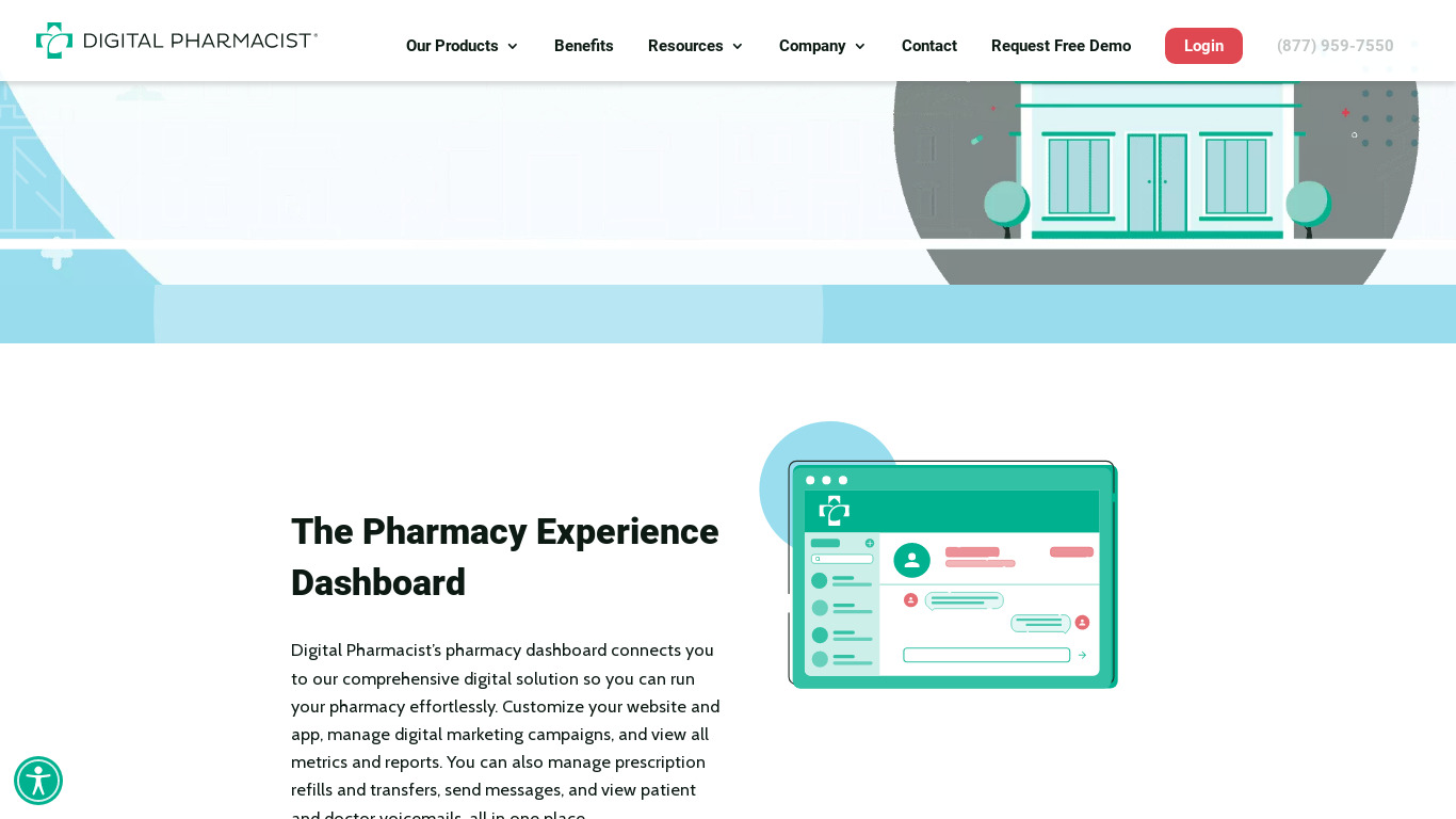 Digital Pharmacist Landing page