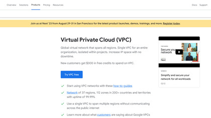 Google Virtual Private Cloud (VPC) image