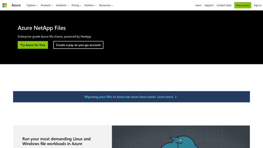 Azure NetApp Files Landing Page