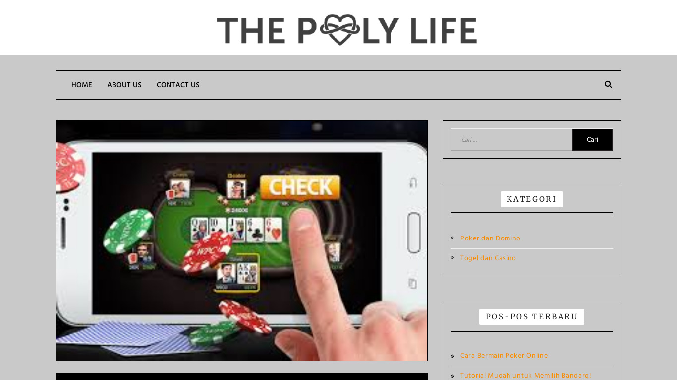 The Poly Life Landing page