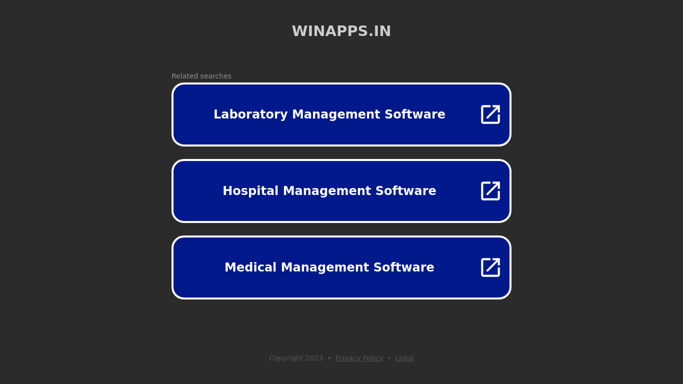 WinApps Landing page