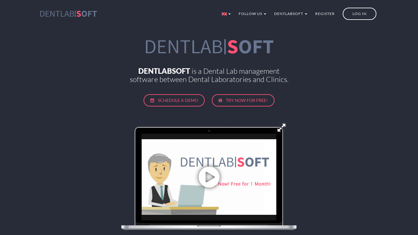 DentLabSoft Landing page