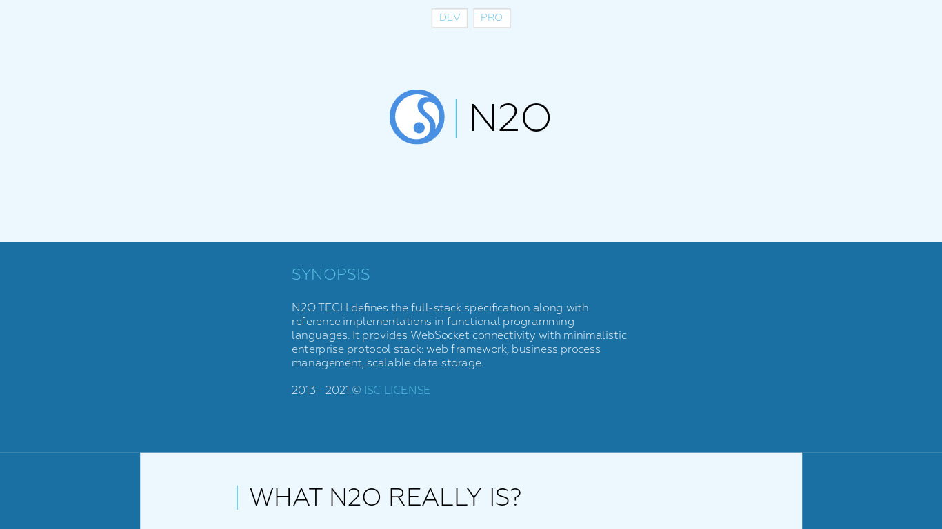 N2O Landing page