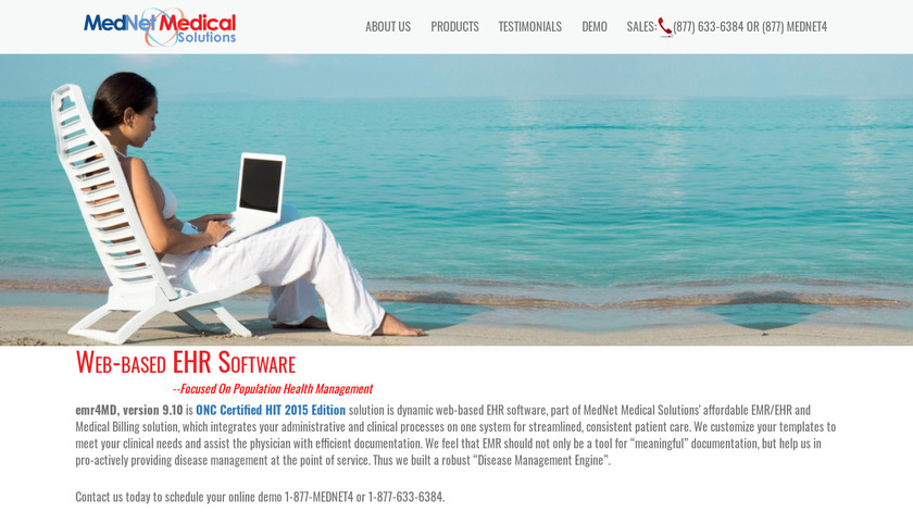 emr4MD Landing Page