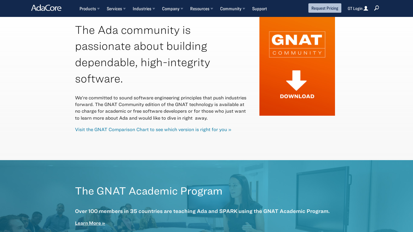 GNAT Programming Studio (GPS) Landing page