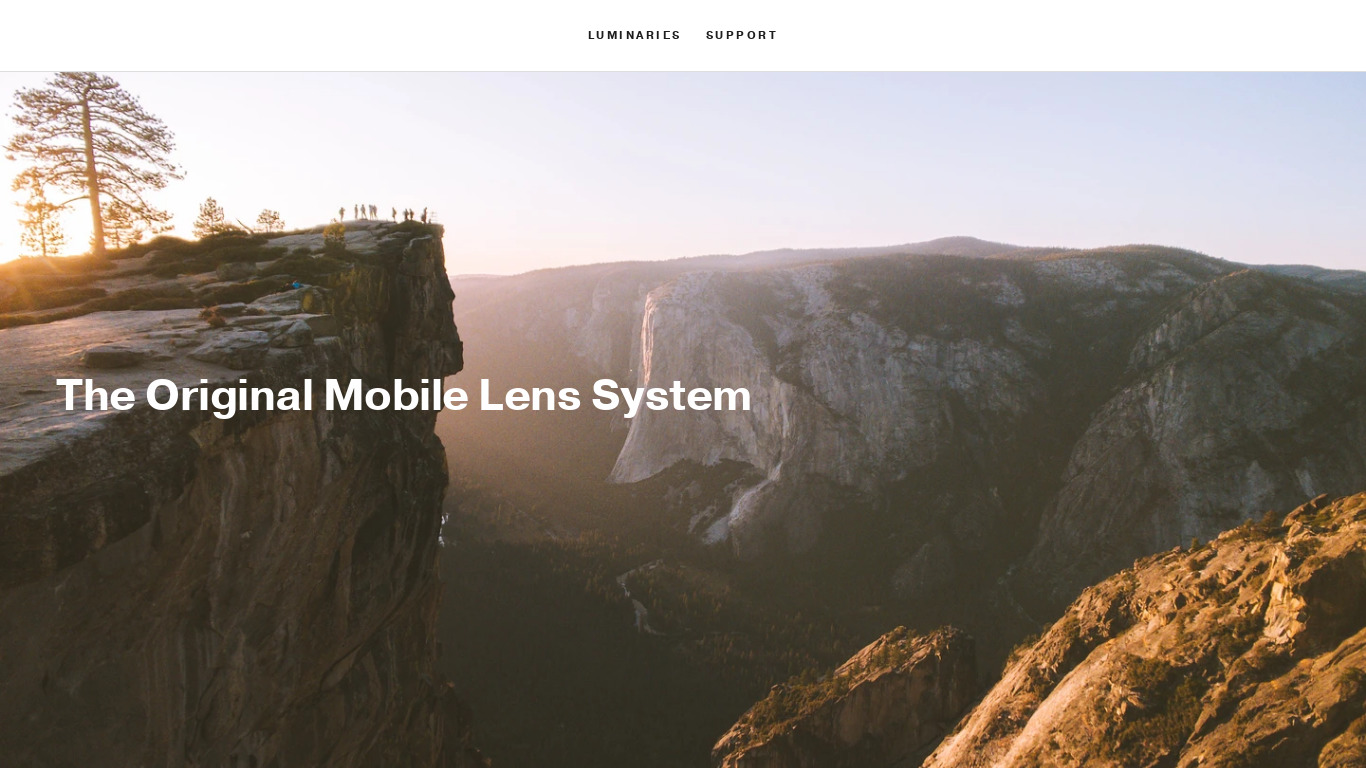 Olloclip 4-in-1 Lens Landing page