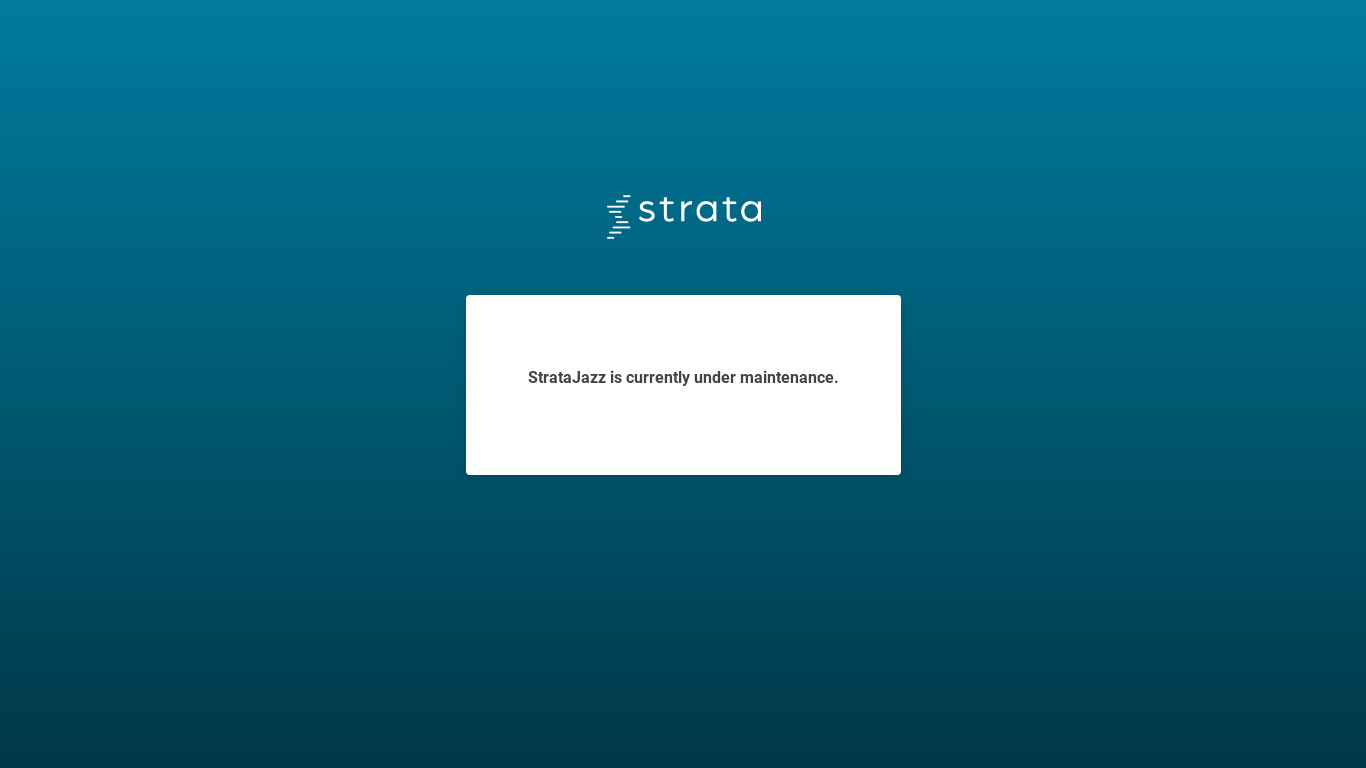 StrataJazz Landing page