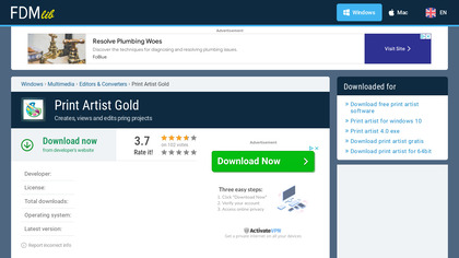 Print Artist Gold Edition image