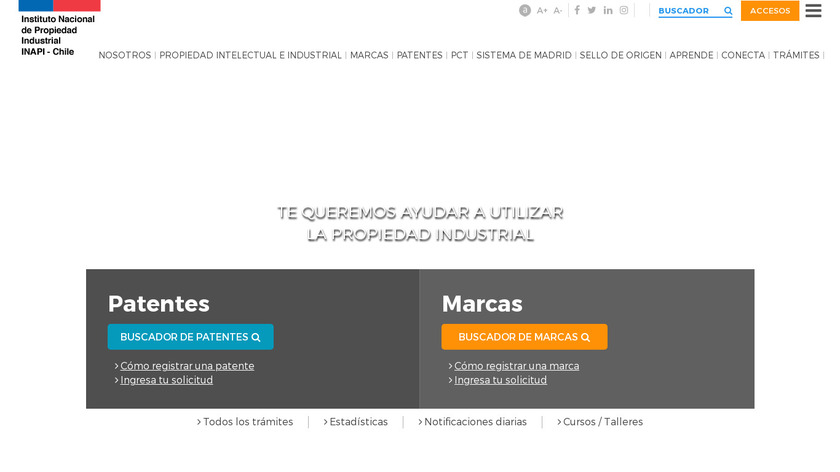 InAPI Landing Page