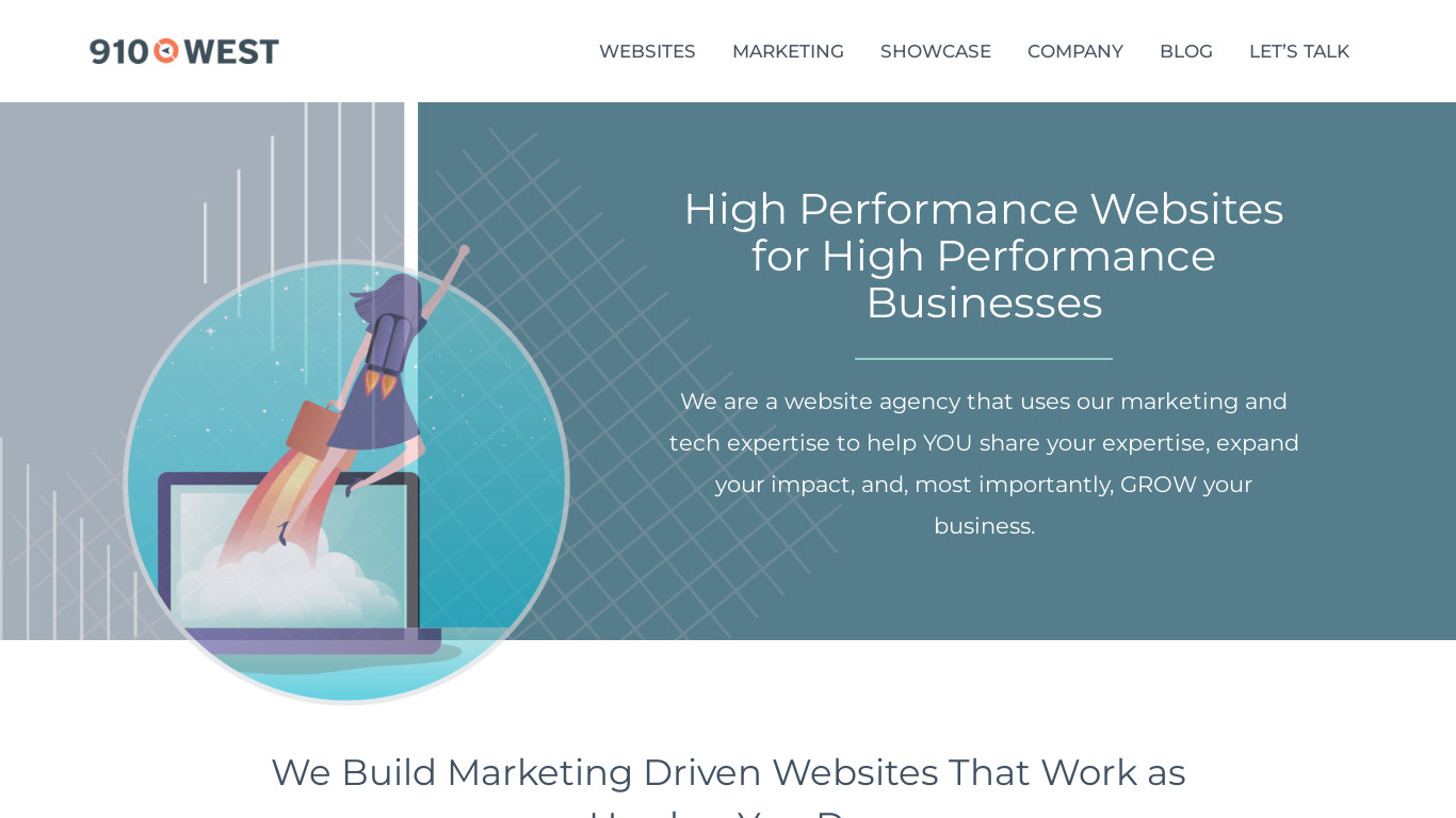 910 West Landing page