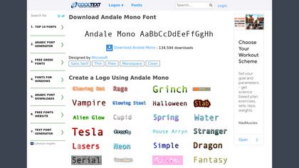 Andale Mono image