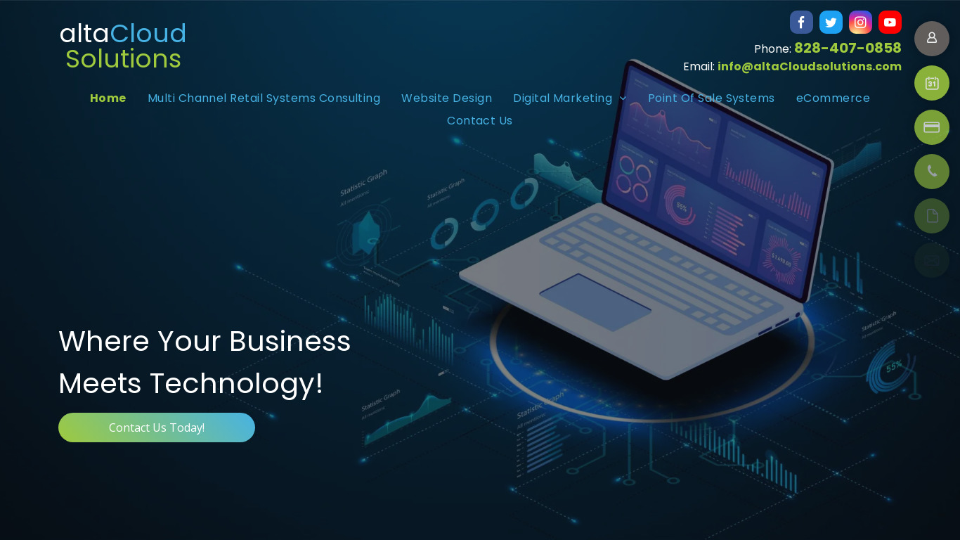 AltaCloud Solutions Landing page