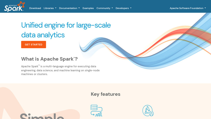 Apache Spark Landing Page