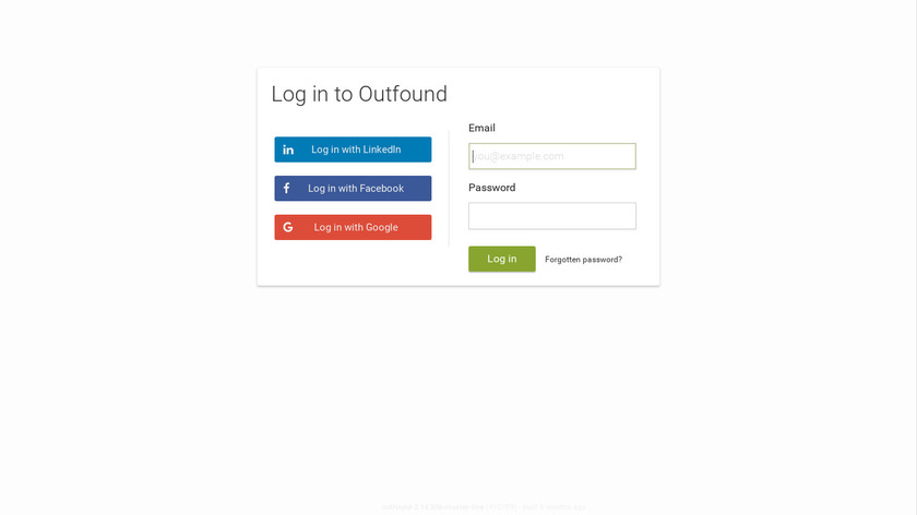 Outfound Landing Page