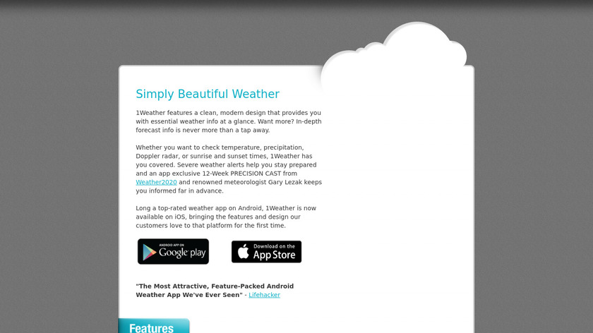 1Weather Landing Page
