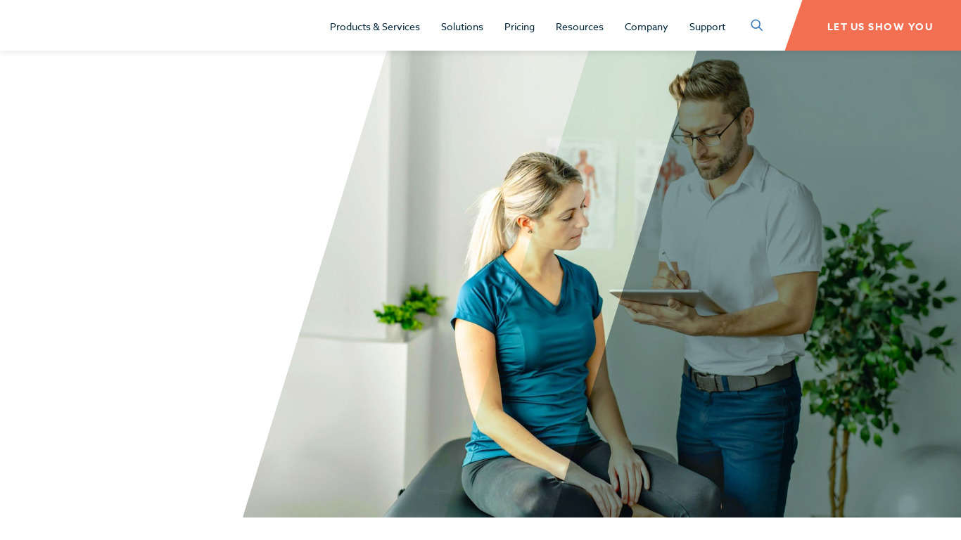 ChiroTouch Landing page