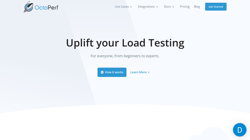 OctoPerf Landing Page