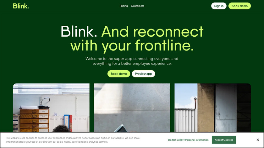 Blink Landing Page