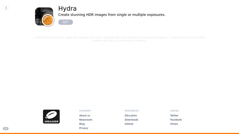 Hydra Landing Page