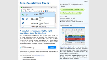 Free Countdown Timer image