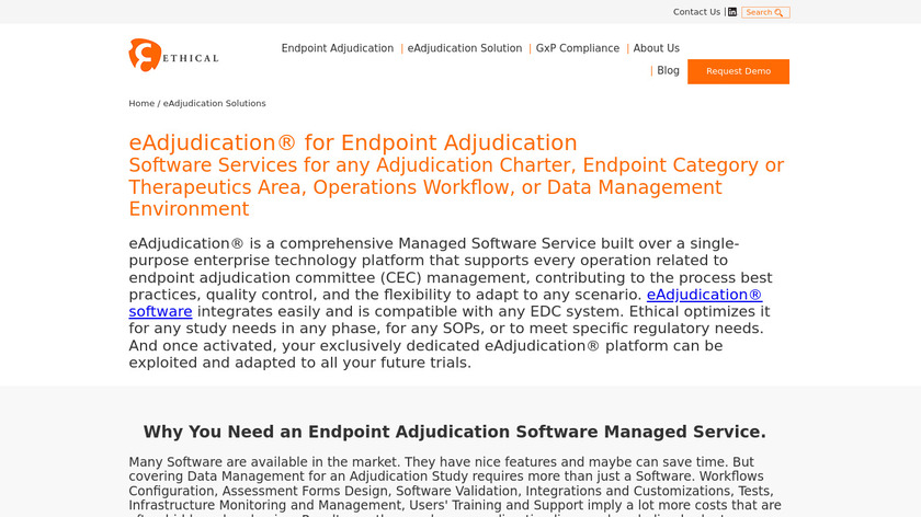 eAdjudication Landing Page