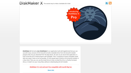 DiskMaker X image