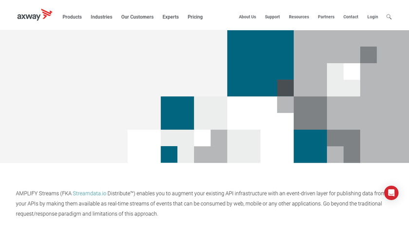 Streamdata.io Landing Page