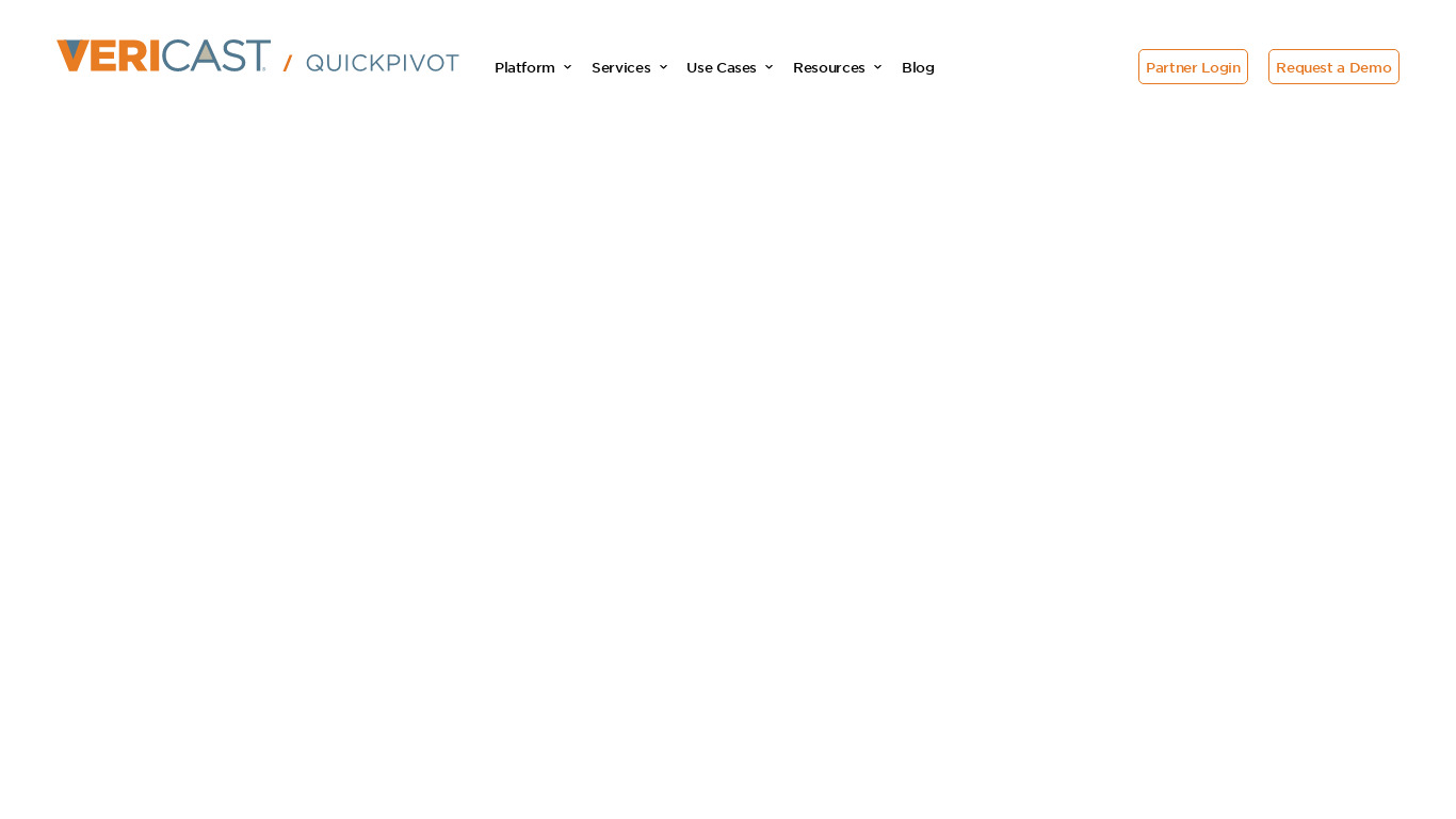 QuickPivot Landing page