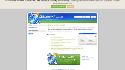 CDBurnerXP image