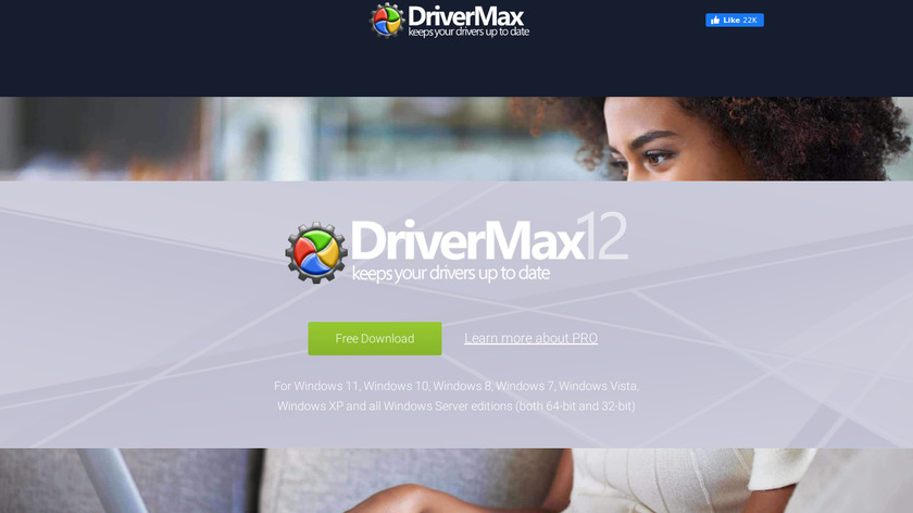 DriverMax Landing Page