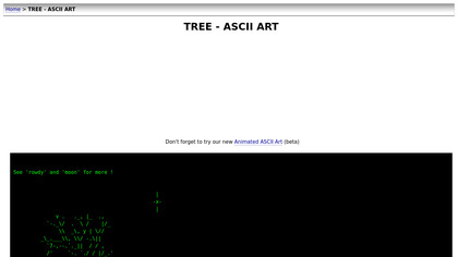 Ascii Tree image